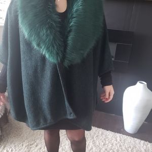 New forest green cape